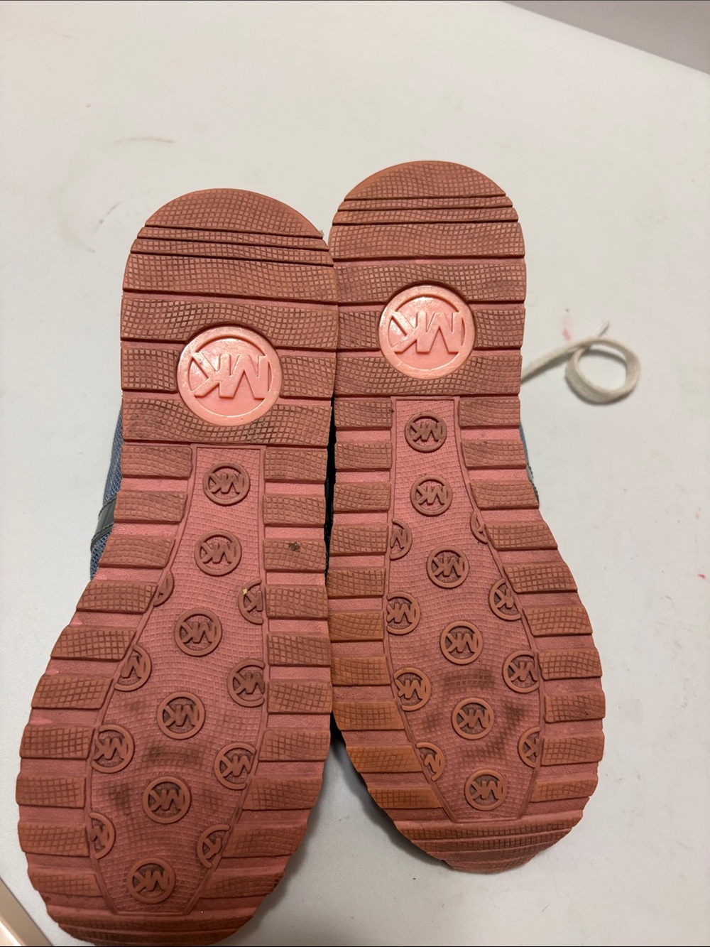 MICHAEL Michael Kors Pink Logo-Pattern Trainer Sz 6 Women - Picture 7 of 7